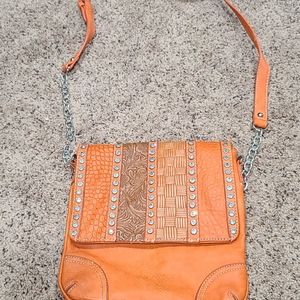 Silverake orange purse